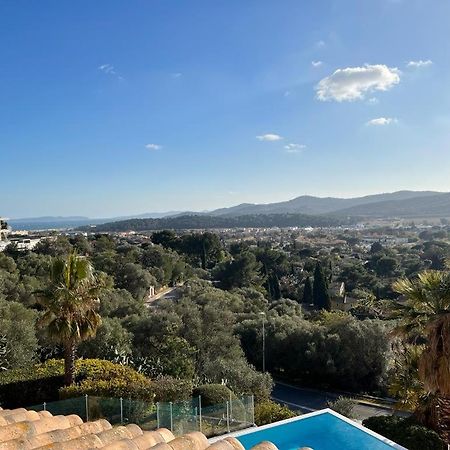 Appartement Vue Sur Mer, Piscine, Garage Prive Bormes-les-Mimosas Exterior foto